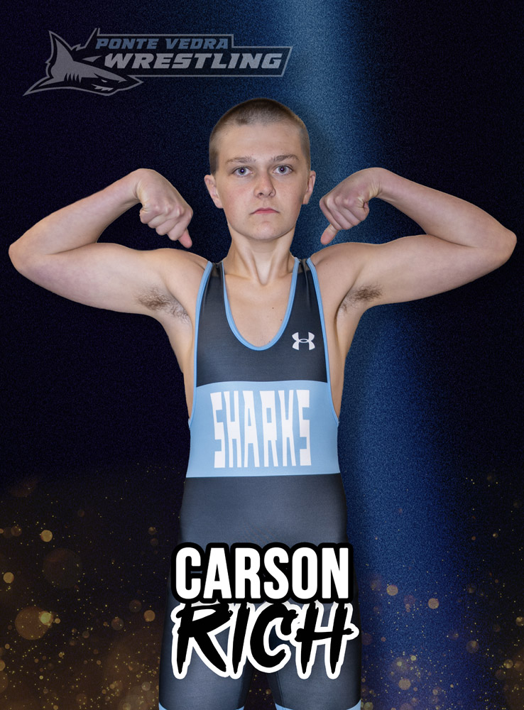 Carson Rich - Ponte Vedra High School Sharks Wrestling Team