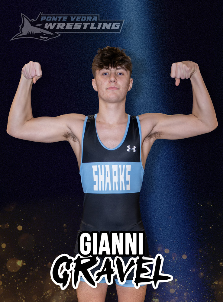 Gianni Gravel - Ponte Vedra High School Sharks Wrestling Team