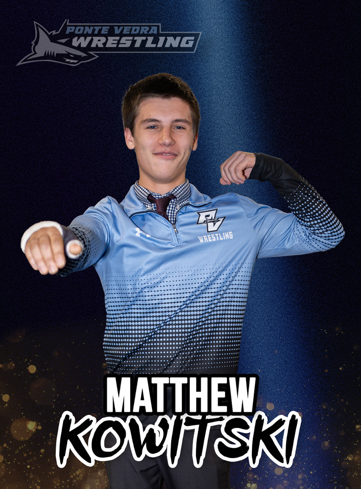 Matthew Kowitski - Ponte Vedra High School Sharks Wrestling Team