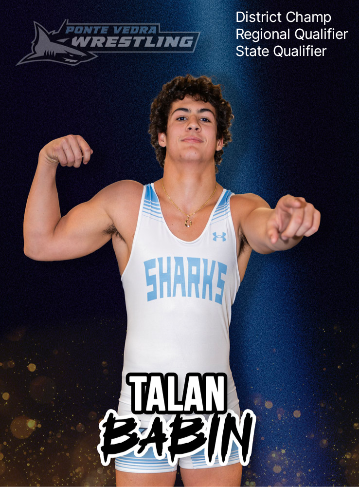 Talan Babin - Ponte Vedra High School Wrestling Team