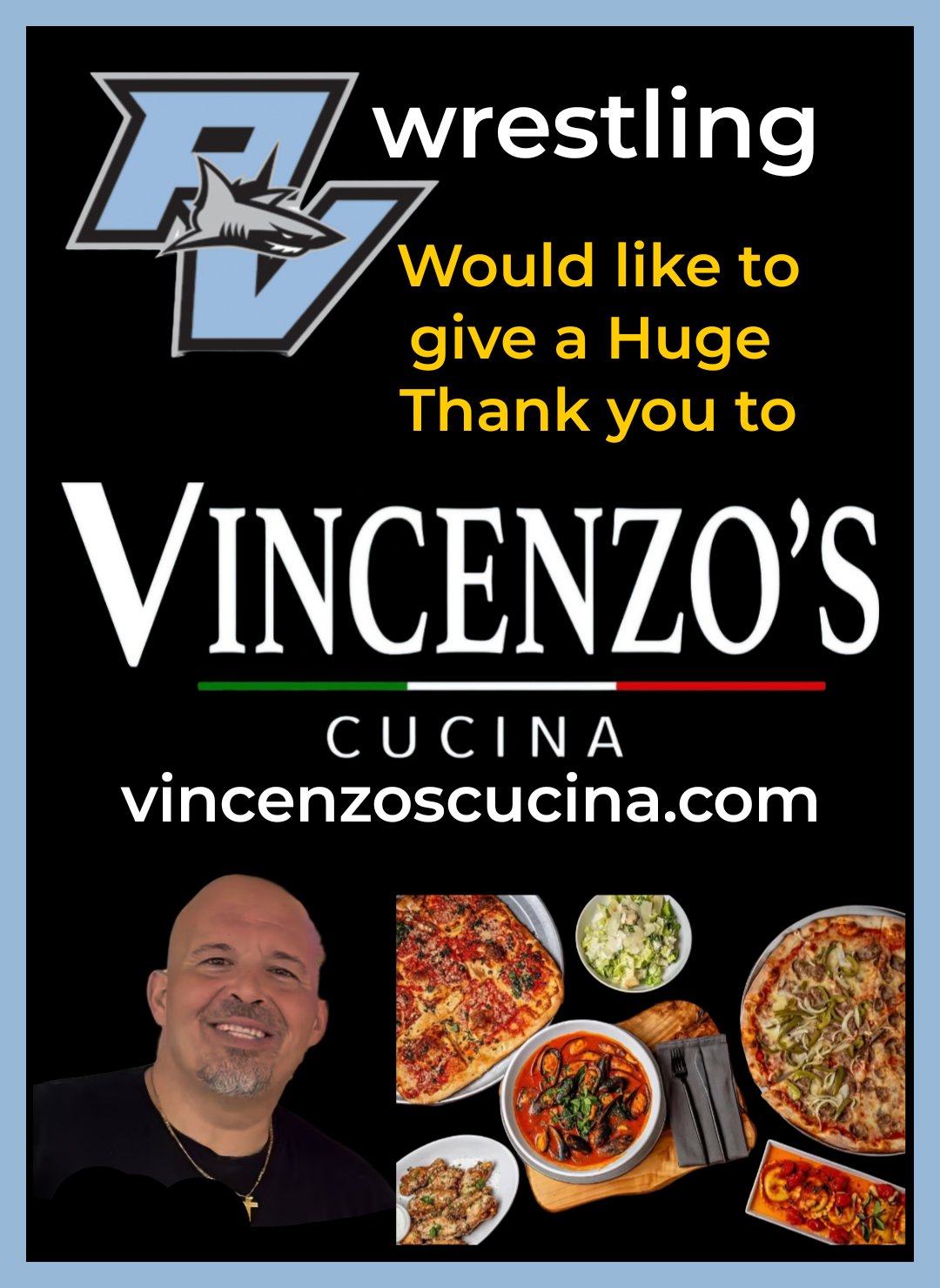 Vincenzo's Cucina - Sponsor of the Ponte Vedra High School Wrestling Team